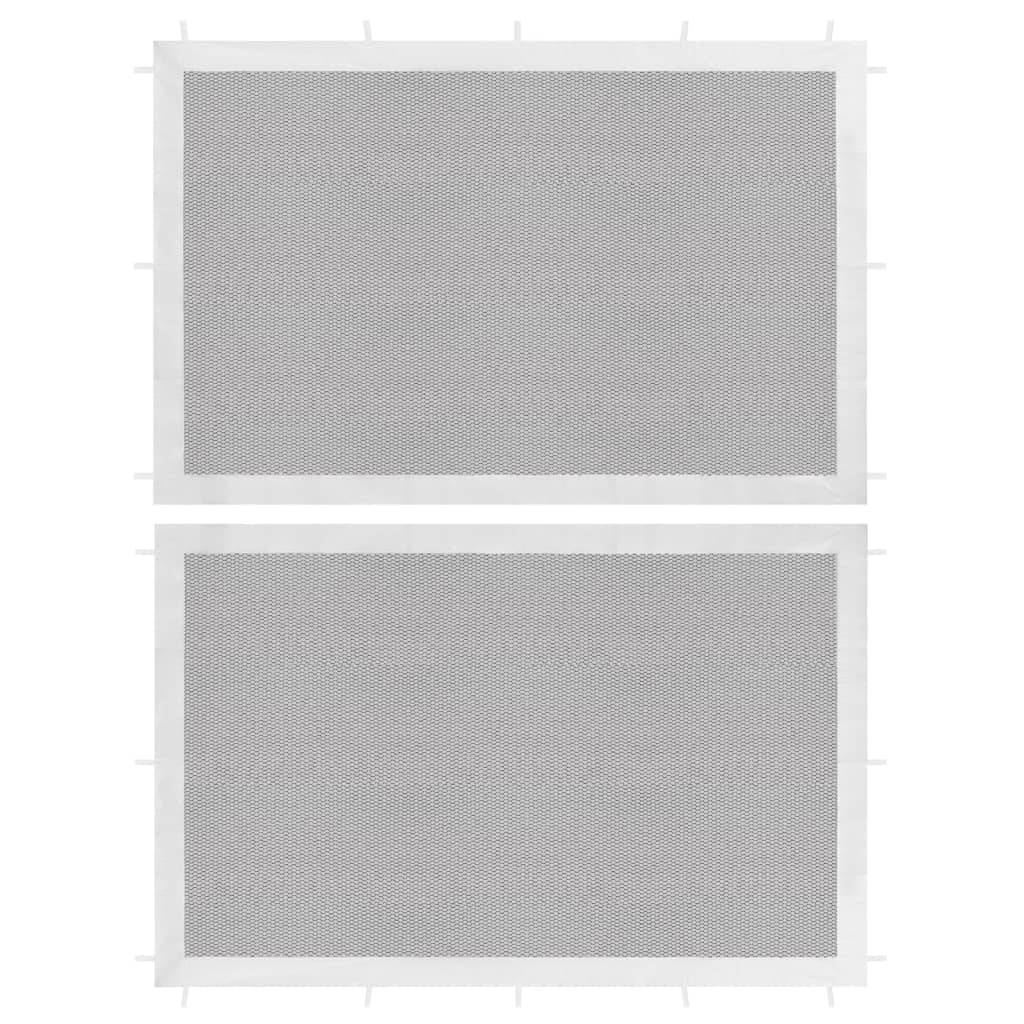 Party Tent Sidewall 2 pcs and Black Mesh