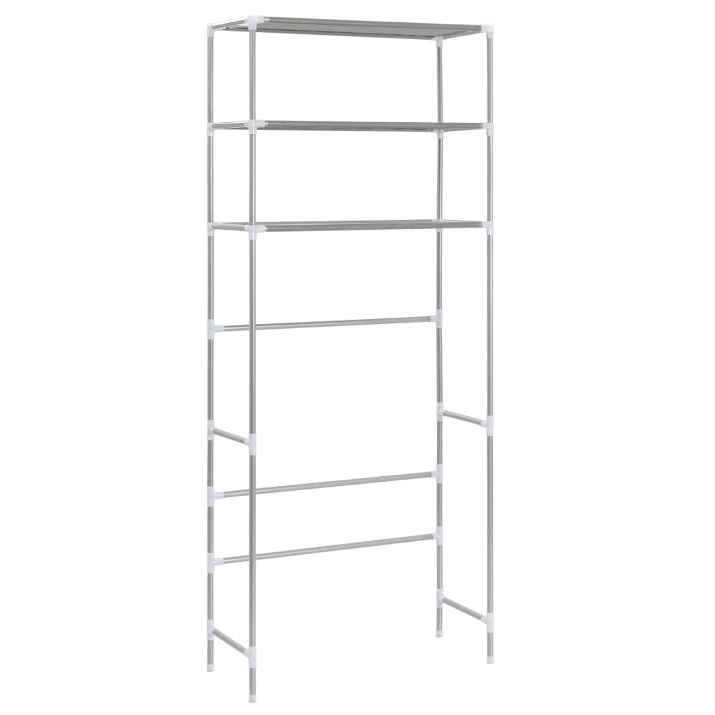 3-Tier Storage Rack over Laundry Machine 69x28x169 cm