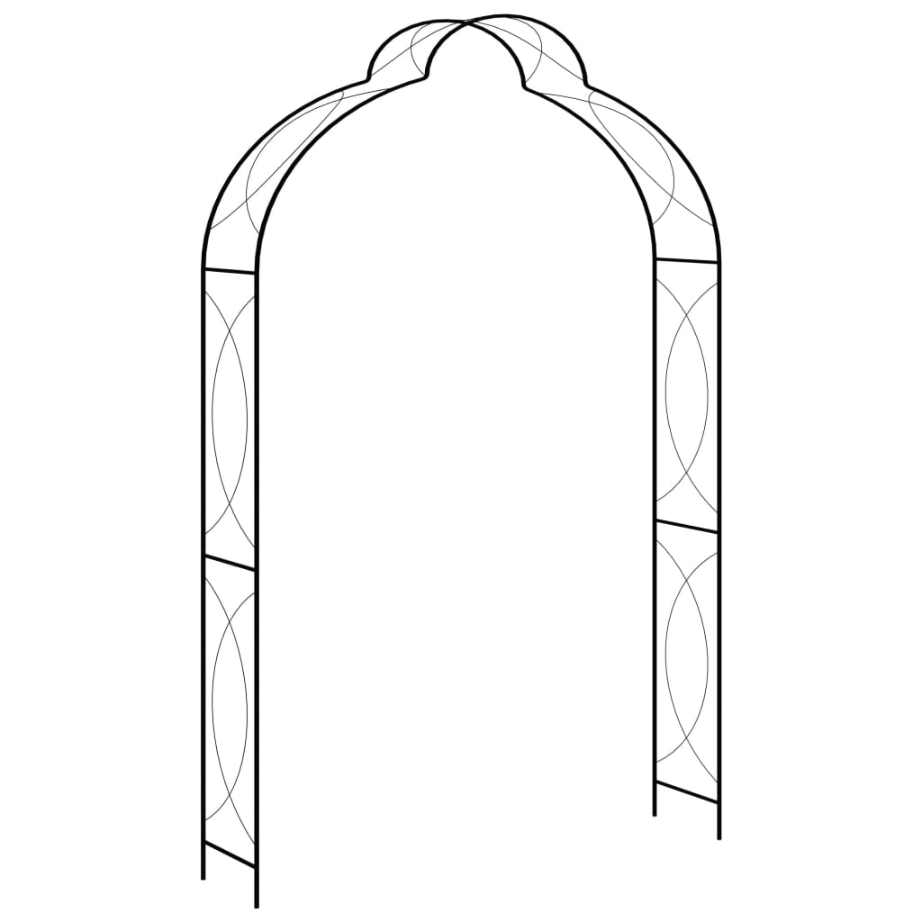 Garden Arch 150x34x240 cm Iron