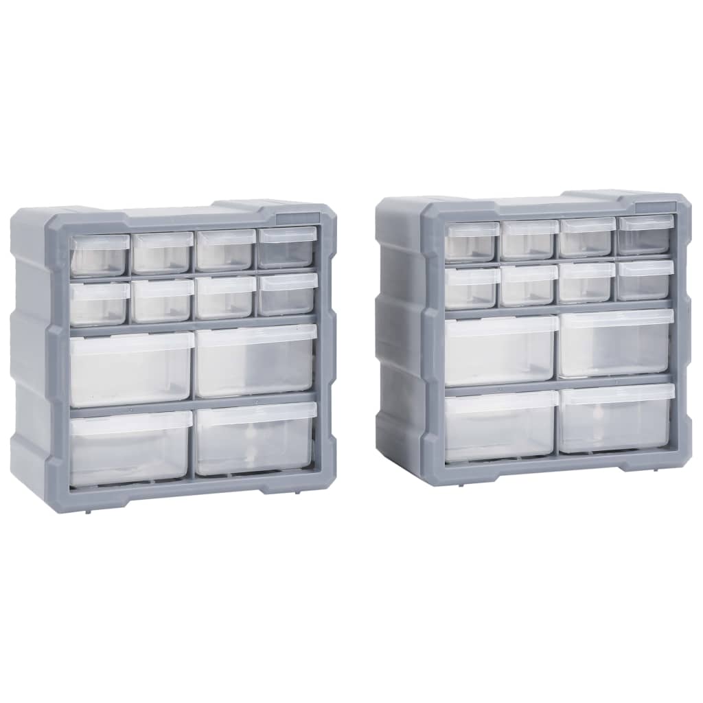 Multi-drawer Organisers with 2 pcs 26.5x16x26 cm
