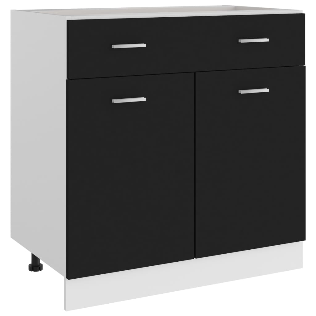 Drawer Bottom Cabinet 80x46x81.5 cm Engineered Wood