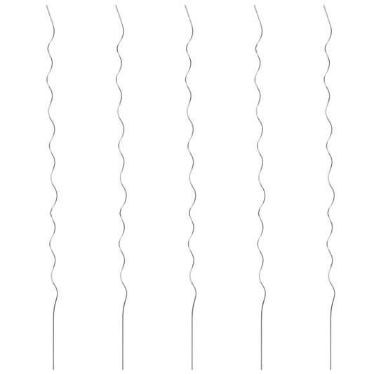 5 pcs Spiral Plant Supports  Galvanised Steel
