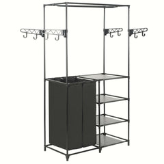 Clothes Rack Steel and Non-woven Fabric 87x44x158 cm