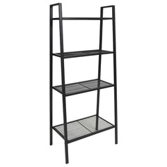 Ladder Bookcase 4 Tiers Metal