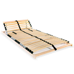 Slatted Bed Base with 28 Slats 7 Zones 90x200 cm