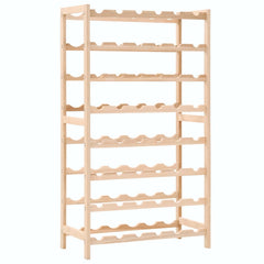 Wine Rack Cedar Wood 57.5x28x102 cm