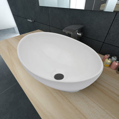 Luxury Ceramic Basin Oval-shaped Sink  40 x 33 cm