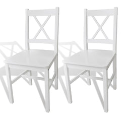 Dining Chairs 2 pcs  Pinewood