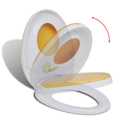 White &  Soft-close Toilet Seat Adults/Children