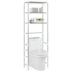 3-Tier Storage Rack over Toilet  53x28x169 cm