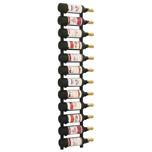 Wall Mounted Wine Rack for 12 Bottles  Iron