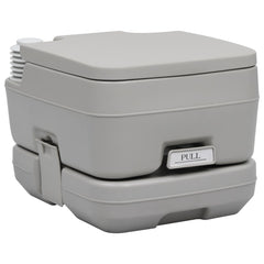 Portable Camping Toilet Grey 10+10 L