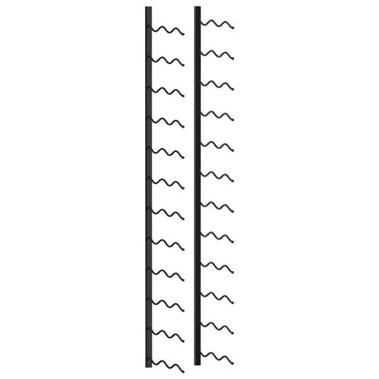 Wall-mounted Wine Rack for 24 Bottles  Iron