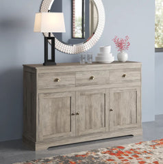 Drawer Chest with Spacious Cabinets, 1-Year Warranty