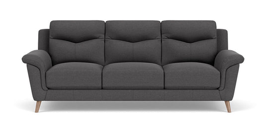 Luxe Lounging - 3 Seater Sofa, Fabric Upholstery, Soft Cushion Foam, and 3-Year Warranty